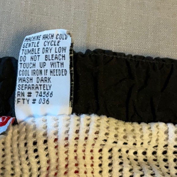 Black Flat Front Shorts with Relaxed Fit - Picture 7 of 7